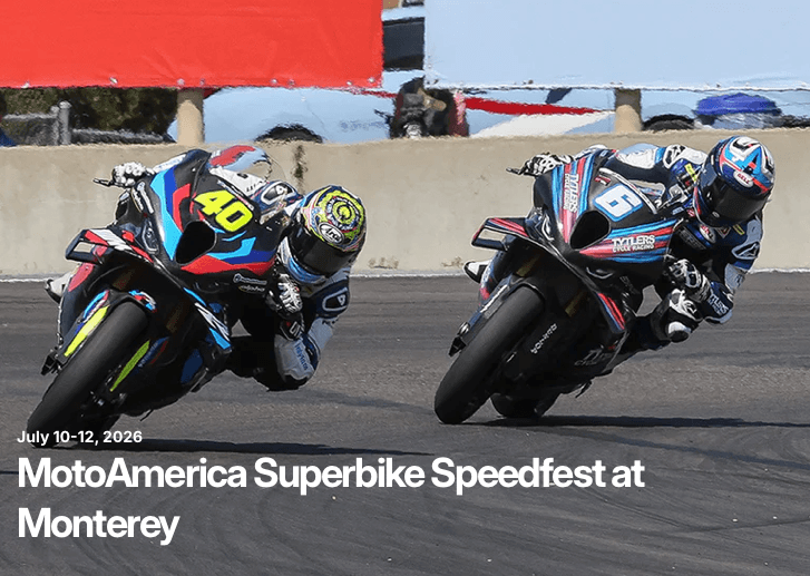 Volunteer alongside us at Weathertech Raceway for Superbike Races July 10-July 12